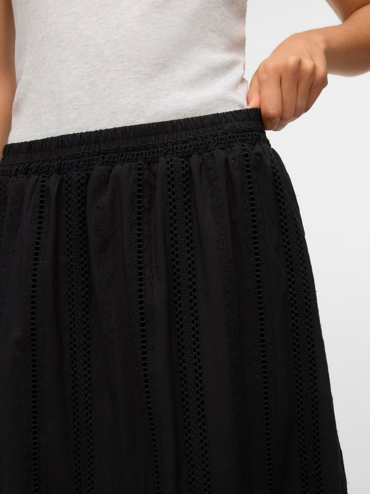 VMBELL COTTON MAXI SKIRT